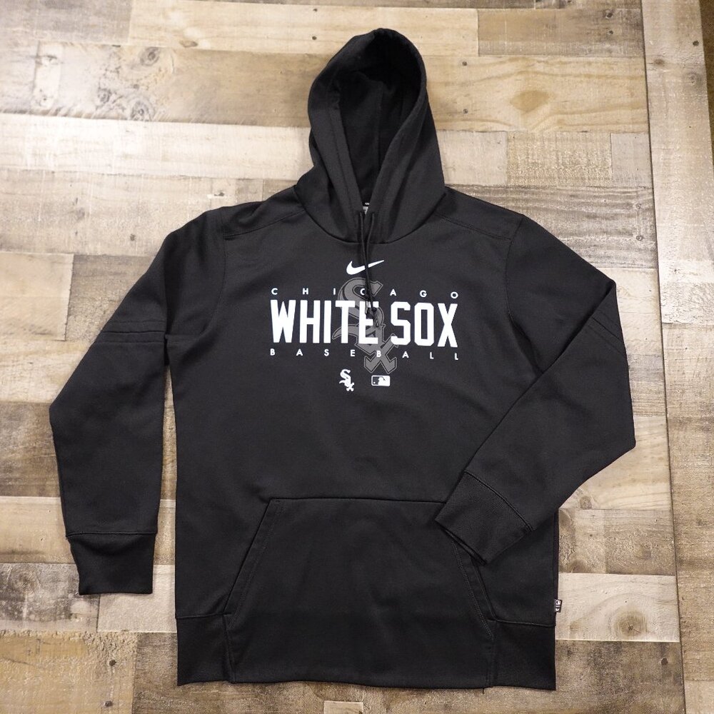 Nike MLB Chicago White‎ Sox Therma-FIT Hoodie Men’s Large Black